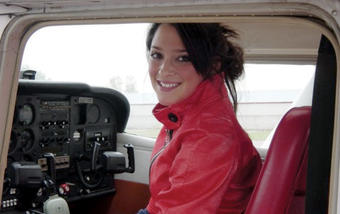 Katherine Marshall ’12 has used her time in the College to cultivate her interest in Japan and prepare herself for a business career. Photo: Barbara Benton